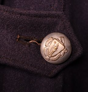 Detail of button on cape