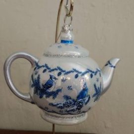 Blue Jay Teapot