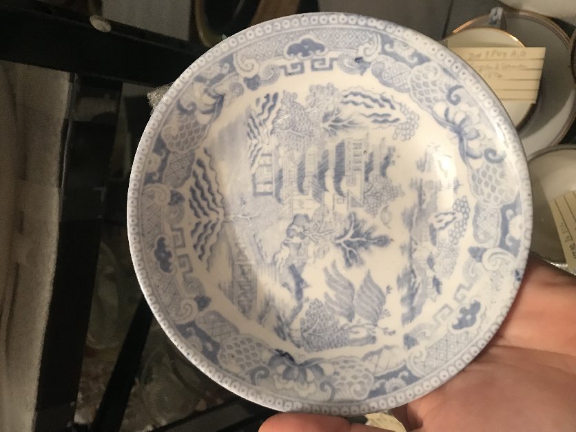 Cup and saucer from the 1790s