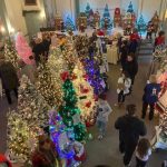 Decorated Christmas Trees display