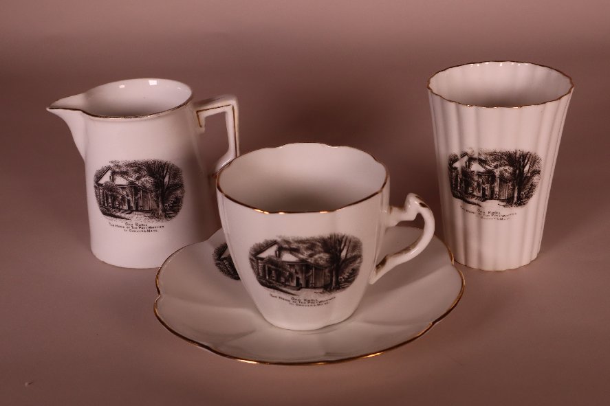 Pitcher, Cup & Saucer, and Tumbler